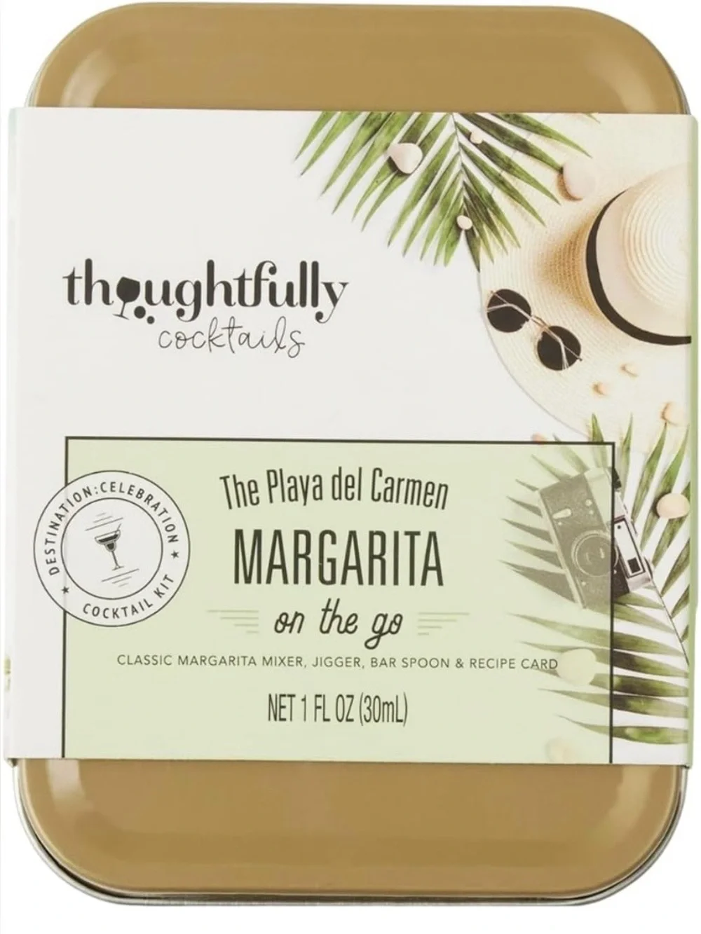 Thoughtfully Portable Margarita Cocktail Kit Tin